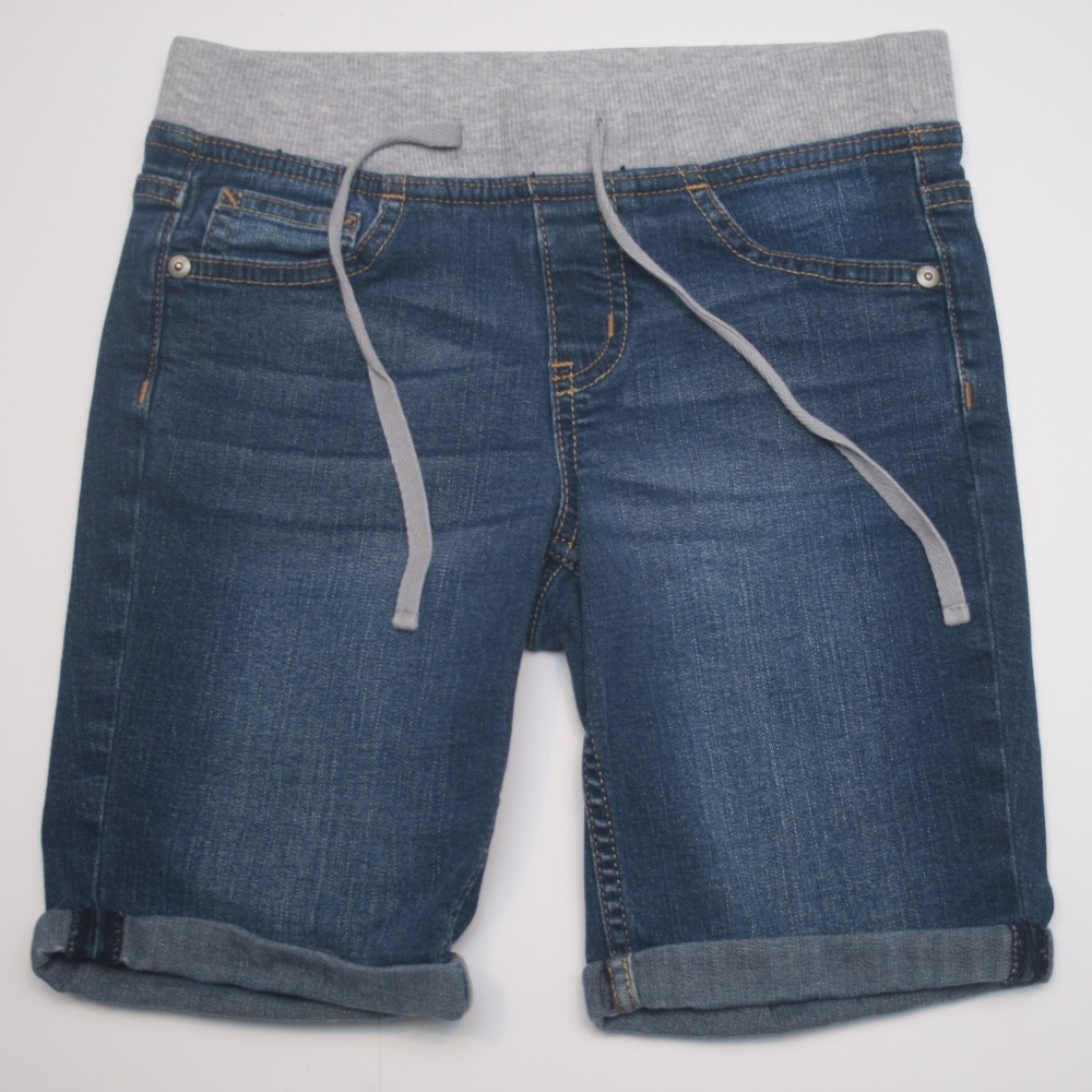 Girls Justice Cuffed Denim Shorts Size 10